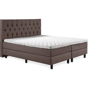 Boxspring Luxe 140x220 Capiton Bruin