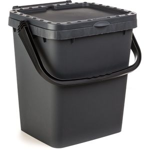 Ecoplus 35 liter afvalemmer grijs - afvalscheidingsbak - sorteerbak - afvalbak