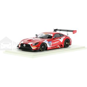 Mercedes-Benz AMG GT3 Spark Modelauto 1:43 2018 S. Yoluç / A. Güven Turkey S6300 Nations Cup