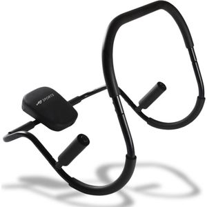 AJ-Sports Buikspiertrainer - Buikspiermat - Sit up - Buikspiertrainers - Ab tainer - Ab Mat - Buikspieren - Buiktrainer - Foam/Kunstleer - Zwart - Fitness - Workout