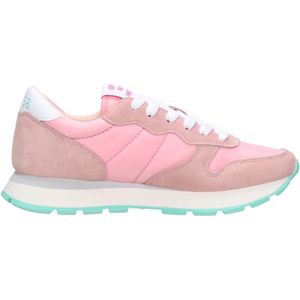 SUN68 Ally Solid Nylon Sneakers Laag - roze - Maat 37