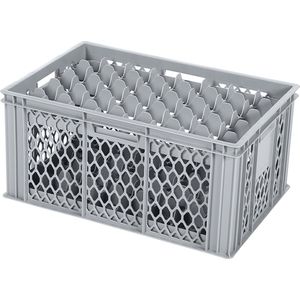 Glaskrat - Glazenkrat voor 40 glazen - max. glashoogte 255 mm - max. Ø 65mm