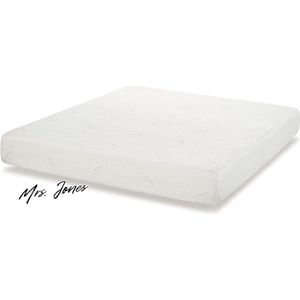 Mrs. Jones Matrasovertrek voor eenpersoonsbed carbon capuchonweefsel antistatisch comfortabel elastisch 90 x 195 cm .