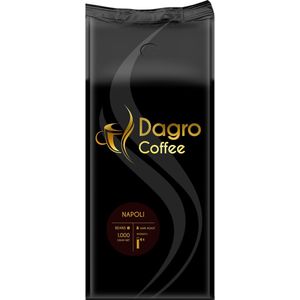 Dagro Coffee Napoli 8 x 1 kilo Koffiebonen ( sterkte 4/5 )