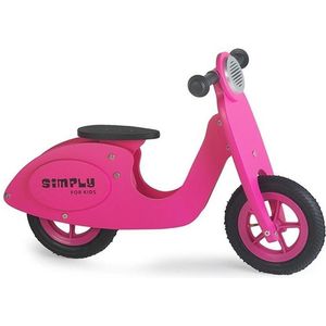 Houten Scooter Simply - Roze