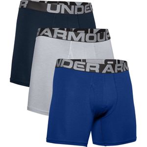 Under Armour UA Charged Cotton 6in 3 Pack Heren Sportonderbroek - Maat M