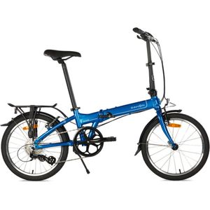 Dahon Mariner D8 - Vouwfiets - Lagoon / Metallic Blauw - 8-speed Shimano derailleur - V brakes - 20 inch wielen - voldoet aan nieuwe vouwfietsregels van de NS