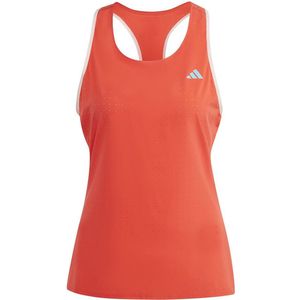 Adidas Adizero Mouwloos T-shirt Oranje L Vrouw
