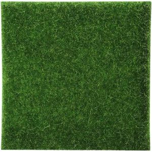 Realistische Kunstgras Mat Indoor Outdoor Tuin Gazon Landschap voor Huisdieren Nep Faux Gras Tapijt met Afvoergat 10 stks/set