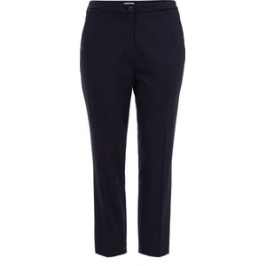 WE Fashion Dames slim fit pantalon met stretch - Curve