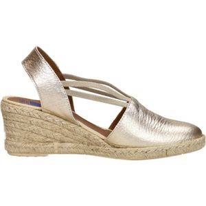 Verbenas Maika Sandalen Touwzool - goudkleur - Maat 39