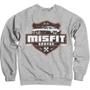 Misfit Garage Sweater/trui -S- Vette Grijs