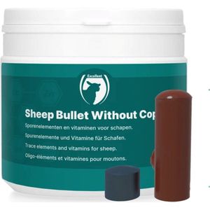 Excellent Sheep Bullet Minerals - Bevordert de vruchtbaarheid en vitaliteit van lammeren - 10 Stuks