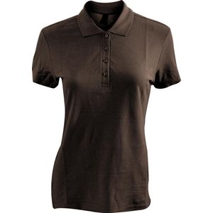 SOLS Dames/dames Passion Pique Poloshirt met korte mouwen (Chocolade)