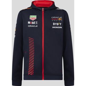 Red Bull Racing Max Verstappen Teamline Kids Hoody met Rits 2023 M (140-146) - Max Verstappen - Sergio Perez - Oracle