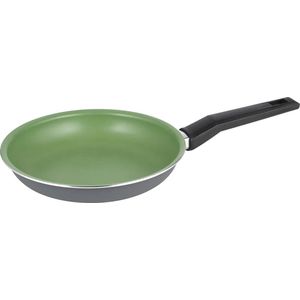 Michelino 28102 - Koekenpan - Ø 24cm - Zwart / Groen - Serie Lara green