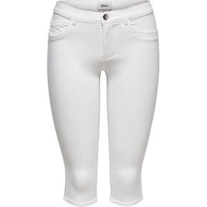 Only Jeans Onlrain Life Reg Sk Knickers Dnm No 15136463 White Dames Maat - XS