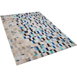 GIDIRLI - Patchwork vloerkleed - Multicolor - 140 x 200 cm - Leer