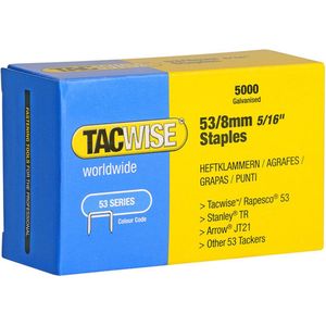 Tacwise nieten voor tacker - Type 53 - 8 mm - Gegalvaniseerd - 2000 stuks