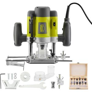 DEWINNER Elektronik freesmachine 1200W, Ø 6 en 8 mm