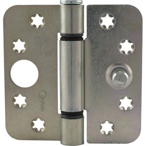 Ivana Veiligheidsscharnier - Top 140 - 89x89mm - SKG3 - Gegalvaniseerd - 3-Knoops - Gezet - Los Gestort - Voordeelverpakking - Per 50st