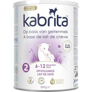 Kabrita 2 Opvolgmelk - Geitenmelk Flesvoeding vanaf 6 maanden - 800g