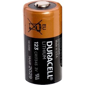 Duracell Lithium CR123A batterij 3V