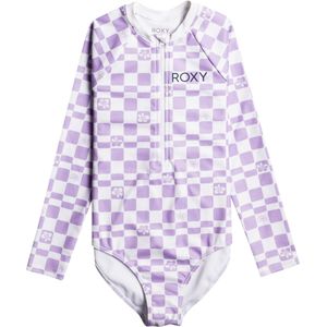 Roxy - Zwempak voor meisjes - Magical Waves - Lange mouw - Purple Rose Flower Box - maat 168cm