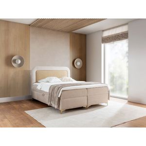 Boxspring Esito Lux Met Opbergruimte - 160x200cm - compleet bed met matras en topper