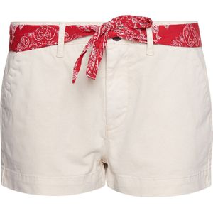 Superdry Vintage Chino Hot Short Dames Broek - Crème - Maat M