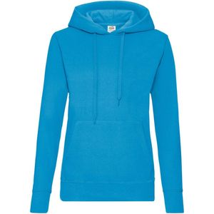 Fruit of the Loom - Lady-Fit Classic Hoodie - Azuur Blauw - L