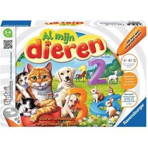 Ravensburger Tiptoi Al Mijn Dieren 3+ - Leer spelenderwijs dieren ontdekken, rangschikken en tellen