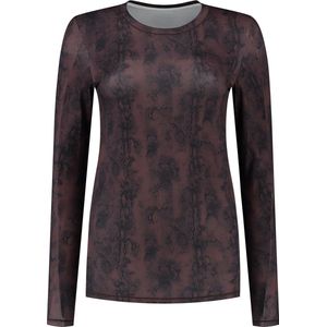 Röhnisch Eli Printed Longsleeve Outdoorshirt Vrouwen - Maat S