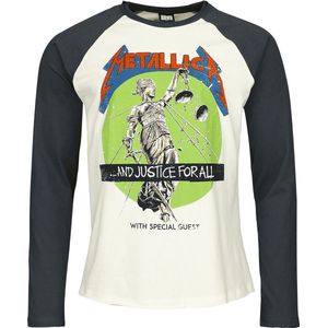 Metallica Amplified Collection - And Justice For All Shirt met lange mouwen meerkleurig L