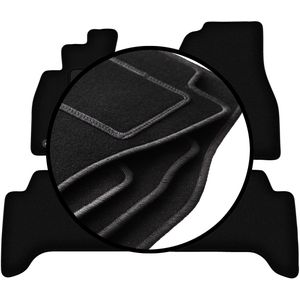 Complete set veloursmatten voor: Toyota Land Cruiser J100 off-road (1998-2007)