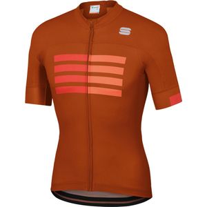 Sportful Fietsshirt Korte mouwen voor Heren Oranje Rood - SF Wire Jersey-Sienna F Red Orange - XL
