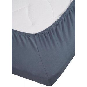 Premium Jersey Lycra Topper Hoeslaken Blauw | 90x200 | Perfecte Pasvorm | Duurzame Kwaliteit