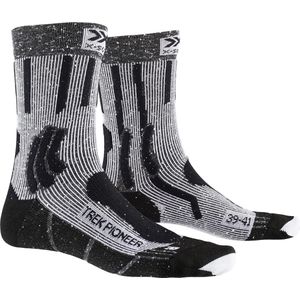 X-socks Wandelsokken Trek Pioneer Nylon Wit/zwart Maat 42/44