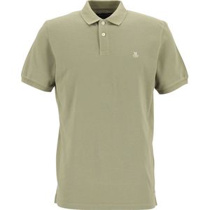 Marc O'Polo regular fit polo - heren poloshirt - olijfgroen - Maat: S