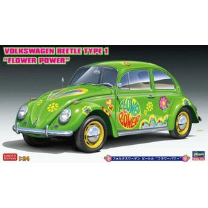 1:24 Hasegawa 20488 Volkswagen Käfer Car TYP1 Flower Power Plastic Modelbouwpakket