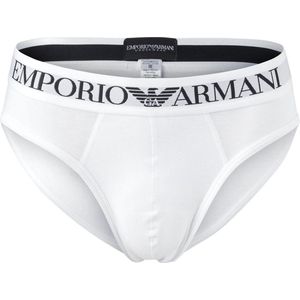 Emporio Armani Brief Iconic (1-pack) - heren slip zonder gulp - wit - Maat: S