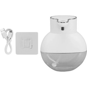 Automatische Zeepdispenser 400 Ml - Oplaadbaar - IPX5 Waterdicht - Badkamer Keuken - Afwasmiddel - Wit