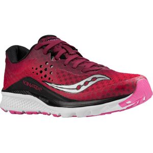 Saucony Kinvara 8 hardloopschoenen Dames Hardloopschoenen - Maat 38.5 - Vrouwen - rood/roze/zilver/zwart