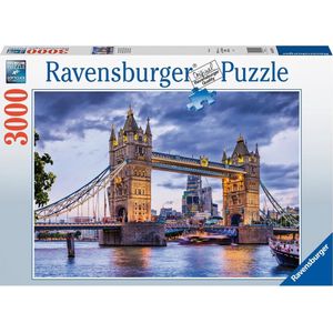Ravensburger Puzzel Londen, Schitterende Stad (3000 Stukjes, Thema: Stadsleven)