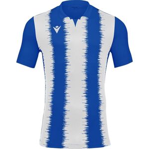 Macron Miram Shirt Korte Mouw Kinderen - Royal / Wit | Maat: 7-8 Y