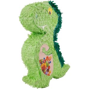 Pinata Dinosaurus 55 cm - Groene Decoratie voor Kinderfeestjes