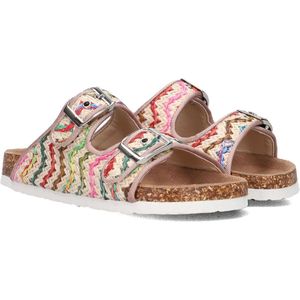 Colors Of California Sandal Multicolor Slippers - Meisjes - Beige - Maat 28