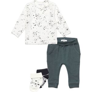 Noppies - kledingset - 4delig - Broek Humpie Slade - Shirt Gale Snow - 2 paar sokken Maat 74
