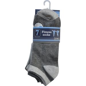 Jongens Multipack sneaker sokjes - 7 paar jongens fitness - hoogwaardige katoen - comics - maat 31/34 - enkelsokken