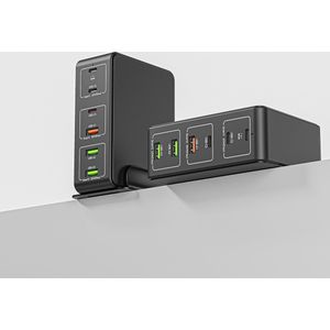 120W 6 poorten [3 USB-C + 3 USB-A] PD-oplader - Laadstations - Snel opladen